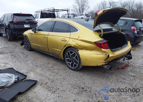 2021 Hyundai Sonata N Line из США, поврежденный, VIN 5NPEK4JC0MH112242